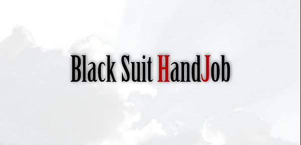  Black Suit HandJob (free full length clip!) by Amedee Vause